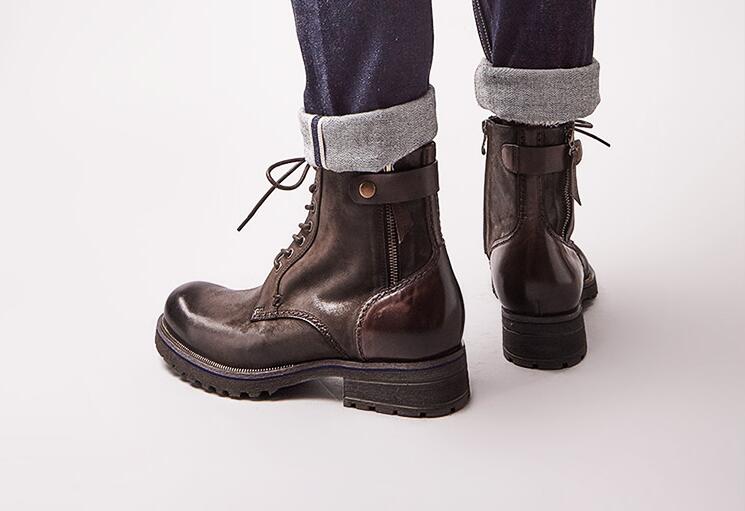 stylish mens black boots