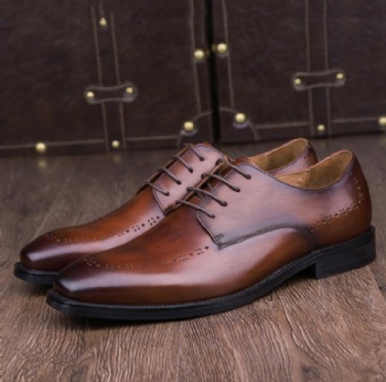 hot sale famous designer 100% genuine leather men's fashion dress shoes low price New brogues large size shoes
