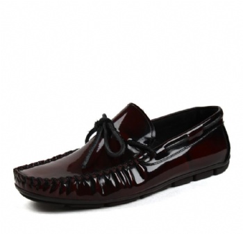 Black genuine soft comfortable calf leather custom made Italian style men business dress shoe, leather shoe for men